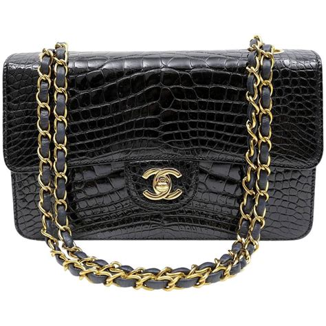 chanel boy bag crocodile white|crocodile Chanel bags for women.